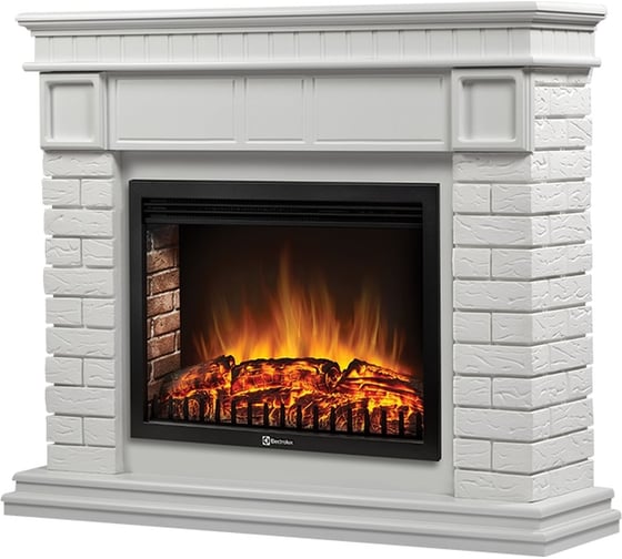 Изображение товара Портал Firelight Bricks 30, камень белый, белая эмаль НС-1277348