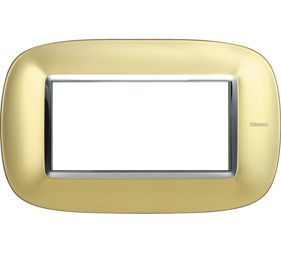 Изображение товара Рамка 4М Bticino Ax Овал Матовое золото HB4804OSN