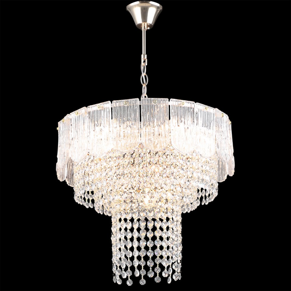 Изображение товара Подвесная люстра Reluce 02438-0.4-05 FGD из хрусталя