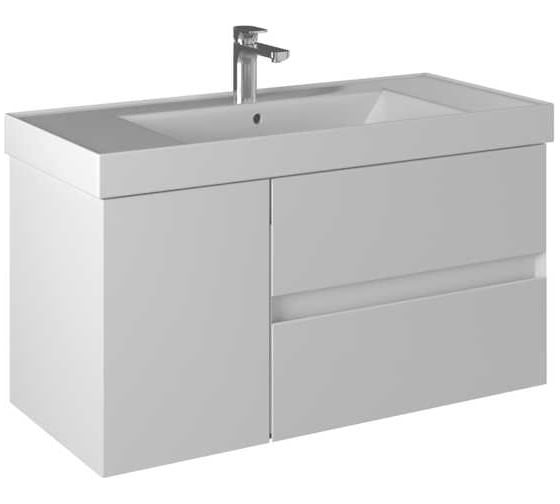 Изображение товара Тумба консольная PRATO из ДСП и МДФ Импрэс т20-100 (ум. Грэмми) 245 03-20100-19 00 БЕЛ