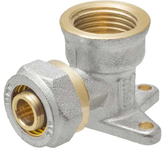 Изображение товара Угольник Damento с креплением, 16 мм x 1/2 дюйма, ц/г 5244