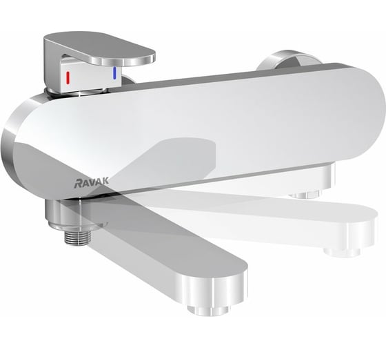 Изображение товара Смеситель для ванны Ravak Chrome CR 022.00/150 с поворотным изливом X070042 00000031206