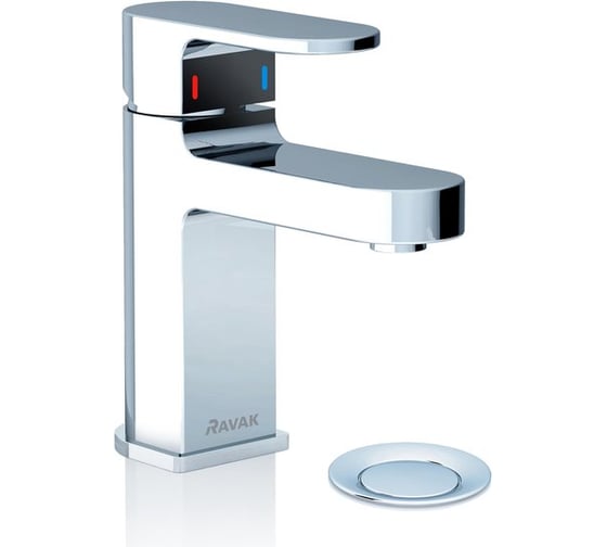 Изображение товара Смеситель для умывальника Ravak Chrome CR 011.00 с донным клапаном X070053