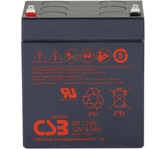 Изображение товара Аккумулятор для ИБП GP1245 F2 CSB УТ-00000083
