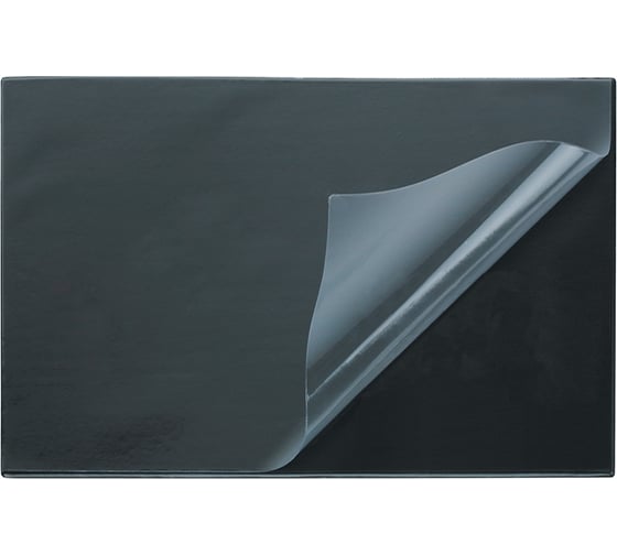 Изображение товара Коврик на стол Attache Economy 530x660 мм, черный с прозрачным верхним листом 1202375