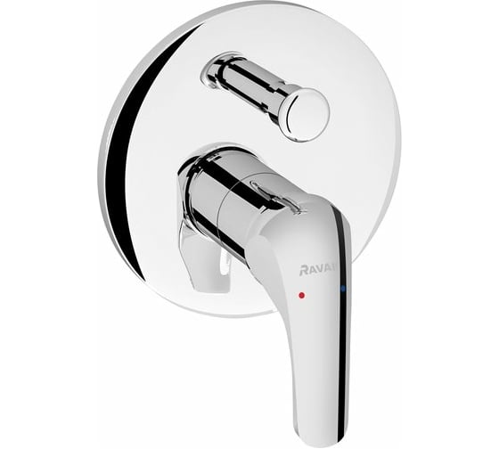 Изображение товара Смеситель скрытого монтажа Ravak Rosa RS 061.00 с переключателем X070014 00000021408