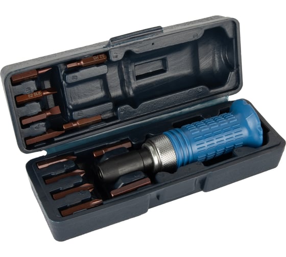 Изображение товара Ударная отвертка с набором бит Optimus 13 предметов OPT-SI3013