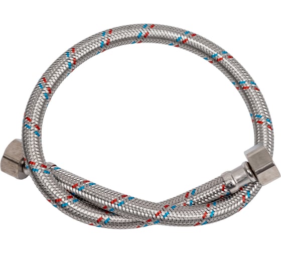 Изображение товара Подводка для воды Damento с нержавеющим оплетением, 1/2 г/г, 60 см 8460