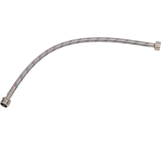 Изображение товара Подводка для воды Damento с нержавеющим оплетением, 1/2 г/ш, 50 см 8459