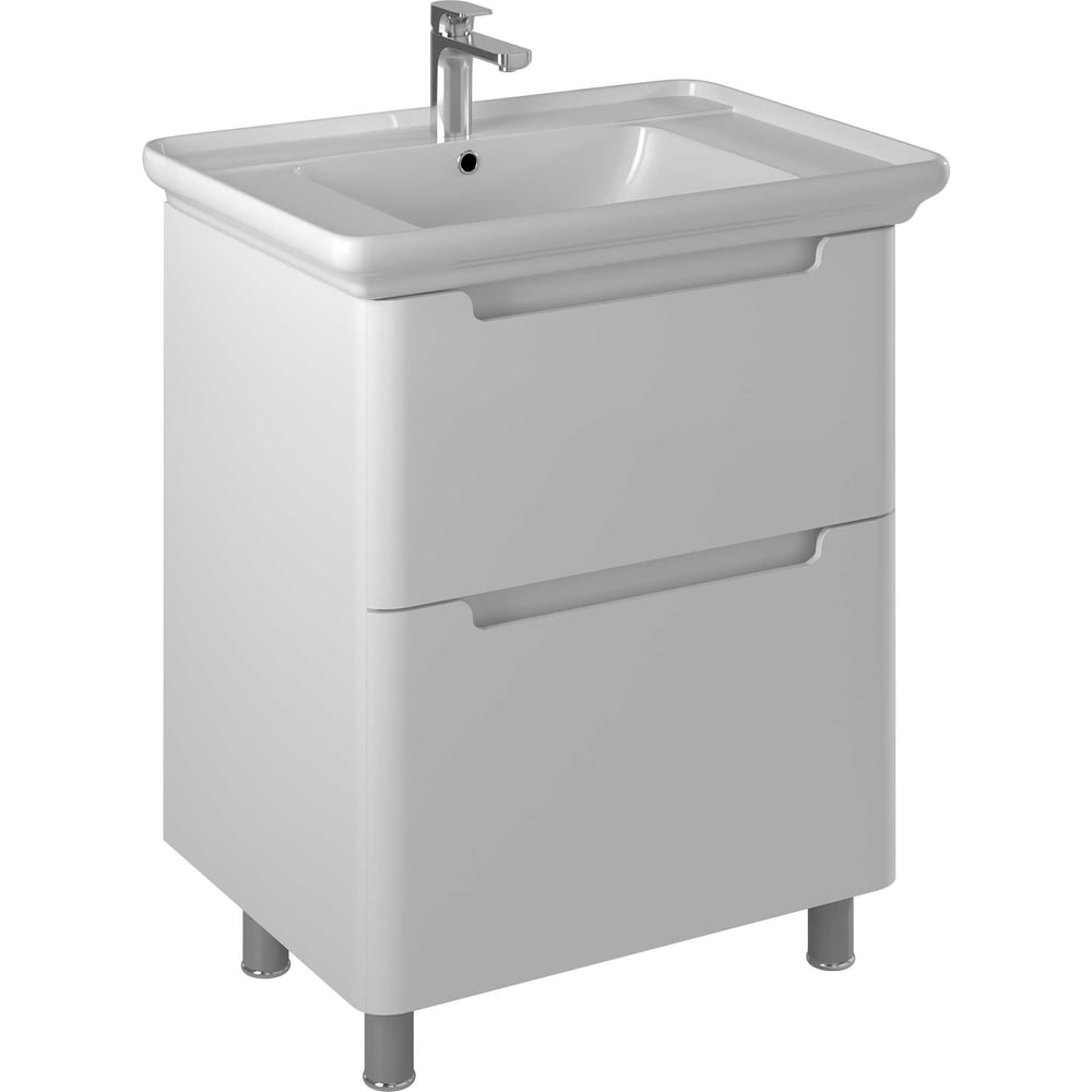 Изображение товара Тумба BRIZ Альби т8-75, из ДСП и МДФ, ум. Дуглас 235 03-08075-14 00 БЕЛ