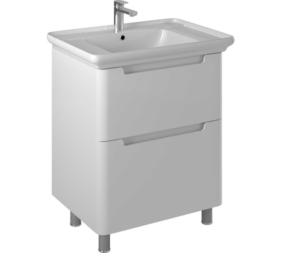 Изображение товара Тумба BRIZ Альби т8-75, из ДСП и МДФ, ум. Дуглас 235 03-08075-14 00 БЕЛ