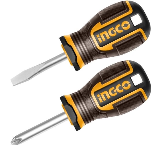 Изображение товара Набор отверток из 2 предметов INGCO HKSDS2028, SL, PH, магнитный наконечник HKSDS2228