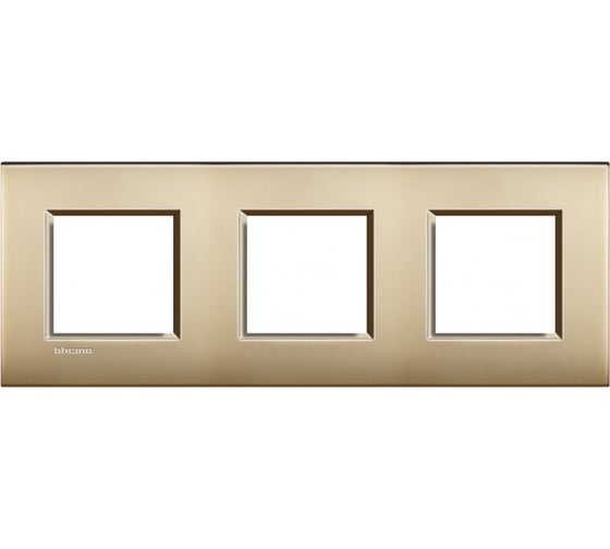 Изображение товара Рамка Bticino Livinglight 2x3мод. 71мм. М.золото LNE4802M3OF