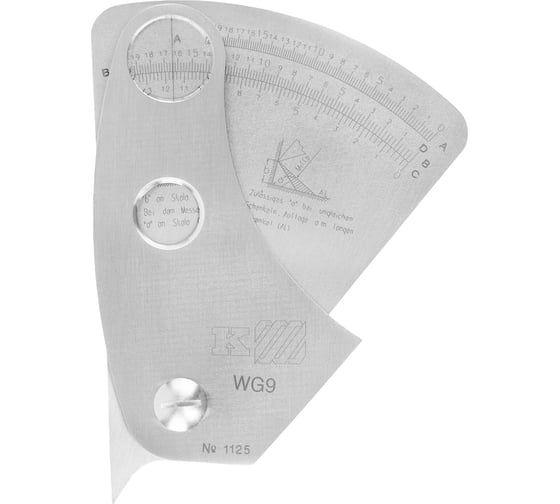 Изображение товара Шаблон сварщика WG 9 ЧК Челябинский Калибр 1047067