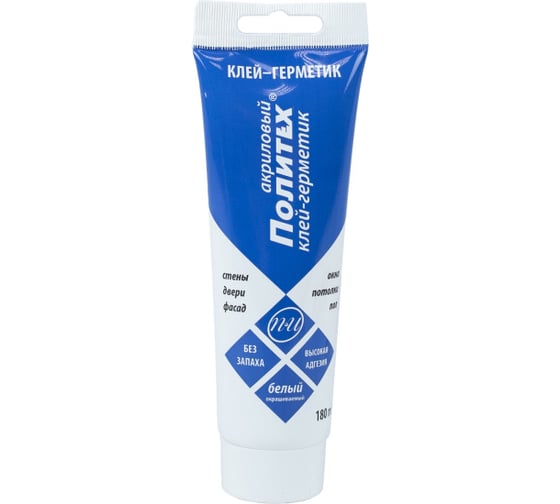 Изображение товара Клей-герметик акриловый Политех белый, 180 мл 6507805