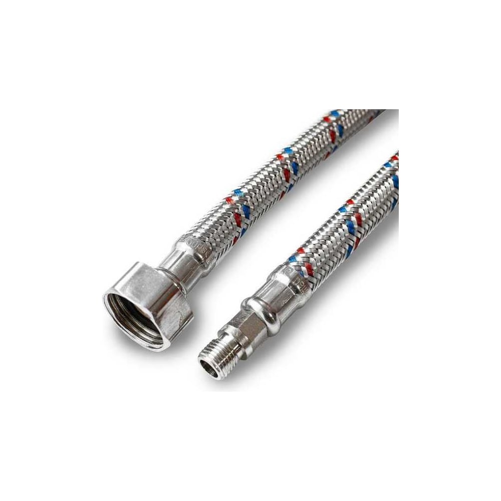 Изображение товара Подводка для смесителя Damento с нержавеющим оплетением 80 см