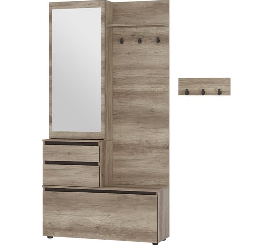 Изображение товара Прихожая Арника ПР-04 Энигма дуб каньон/венге 00-00164041