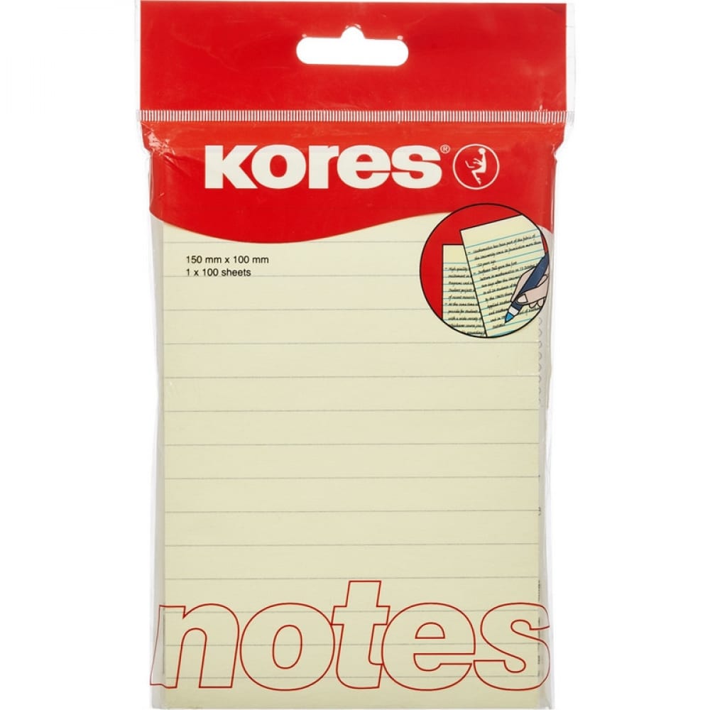 Блок-кубик бумаги для заметок Kores блок бумаг с липким слоем самых классных подарков 30 л