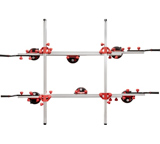 Изображение товара Система переноски крупноформатного керамогранита DLT 6 помповых присосок, г/п 500 кг 0770