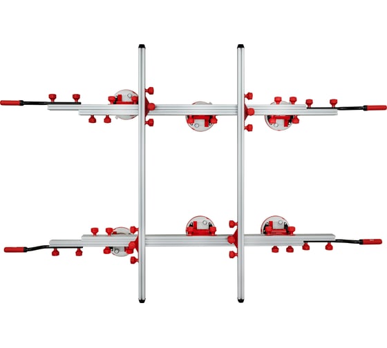 Изображение товара Система переноски крупноформатного керамогранита DLT Auto, 6 помповых присосок с АВТО подкачкой, г/п 500 кг 1770