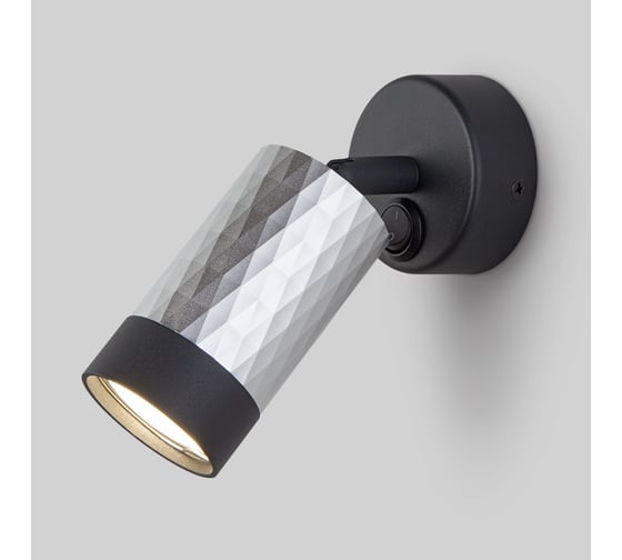 Изображение товара Настенный светильник Eurosvet 20088/1 черный/серебро a050500