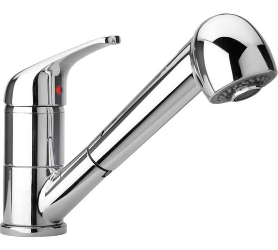 Изображение товара Смеситель для кухни Paini Creta с выдвижной лейкой и поворотным изливом хром 42CR568LMKM