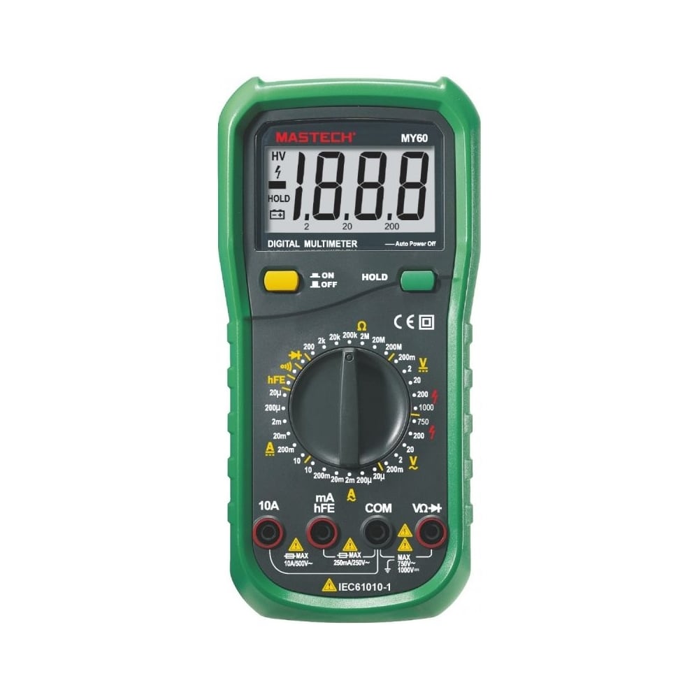 Изображение товара Цифровой мультиметр MASTECH MY60 00-00000761