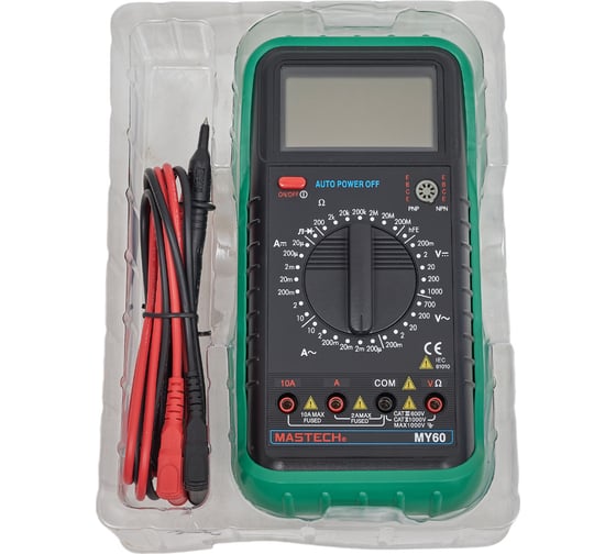 Изображение товара Цифровой мультиметр MASTECH MY60 00-00000761