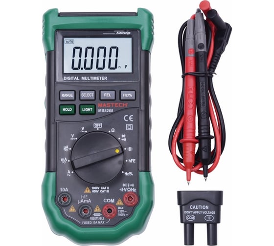 Изображение товара Цифровой автоматический мультиметр MASTECH MS8268 00-00000267