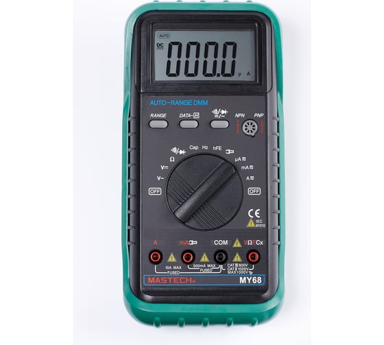 Изображение товара Цифровой автоматический мультиметр MASTECH MY68 00-00000273