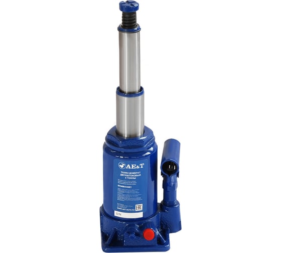 Изображение товара Домкрат бутылочный AE&T двухштоковый, 4т T02004i