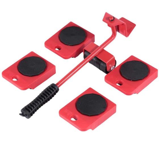 Изображение товара Набор для перемещения мебели Brante 4 опоры и домкрат 107258