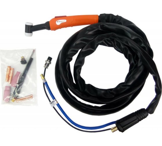 Изображение товара Горелка с кнопкой UnoTIG-26-Flex (4 м; 35 кв.мм) FOXWELD 4573