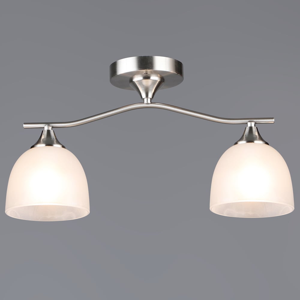 Изображение товара Потолочный светильник Reluce 06414-0.3-02 SL серебристый 2 лампы