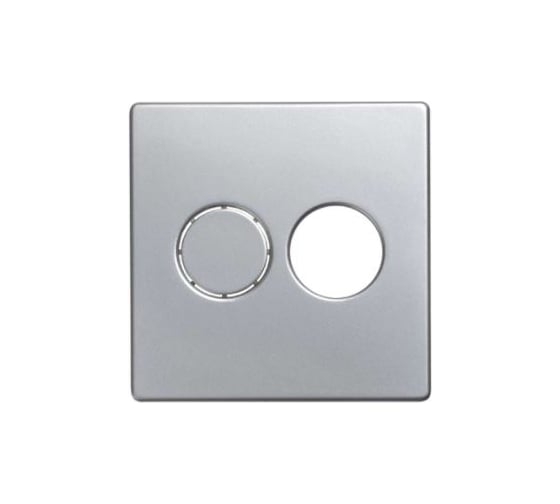 Изображение товара Накладка на аудиорозетку для подключения двух аудиоколонок Simon, S82, S82N, алюминий 82082-33