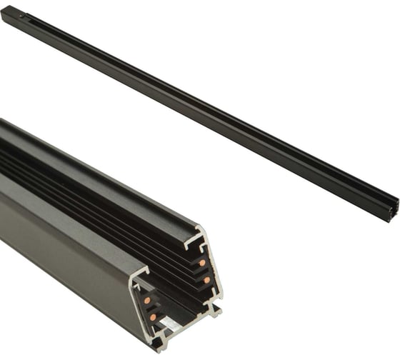 Изображение товара Шинопровод для трековых светильников aax.tech 1м, черный AAX-EVR3-1000-B