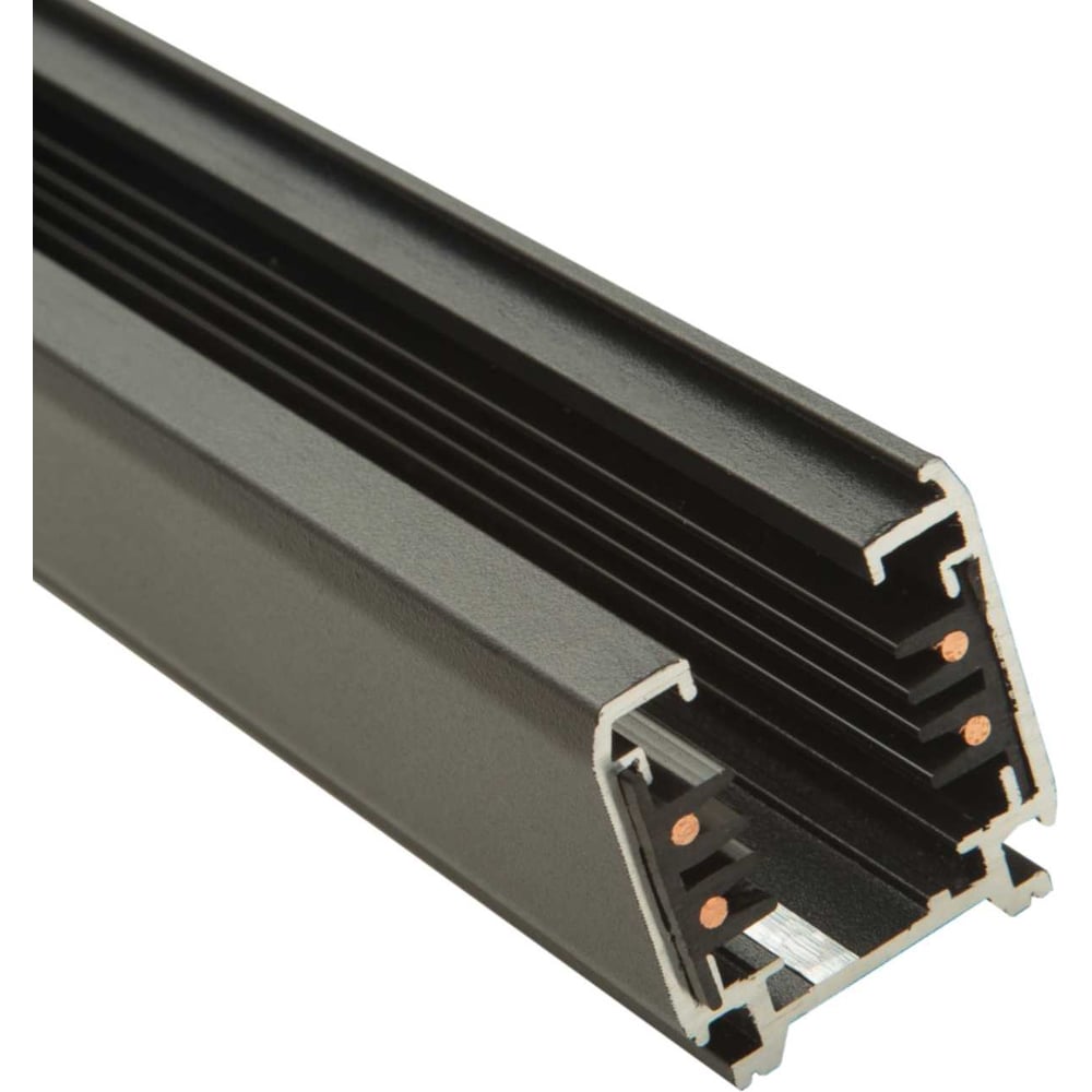 Изображение товара Шинопровод для трековых светильников 2м AAX-EVR3-2000-B черный алюминий монтаж потолок