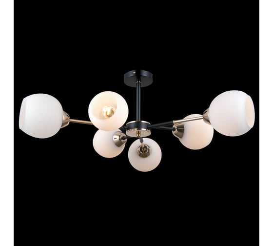 Изображение товара Потолочная люстра ILLUMICO IL0715-6CSQ-24 BK GD LIBRA