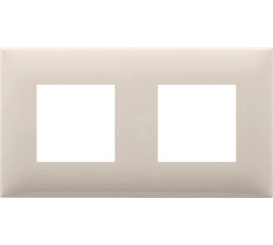 Изображение товара Рамка DKC Avanti, Ванильная дымка, 2 поста 4 модуля 1 шт 4405904DIY