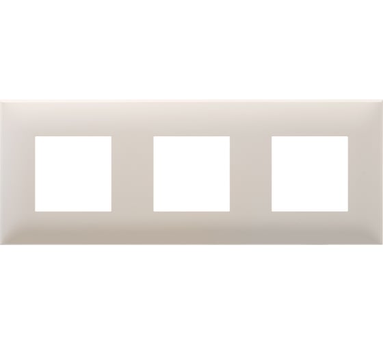 Изображение товара Рамка DKC Avanti, Ванильная дымка, 3 поста 6 модулей 1 шт 4405906DIY