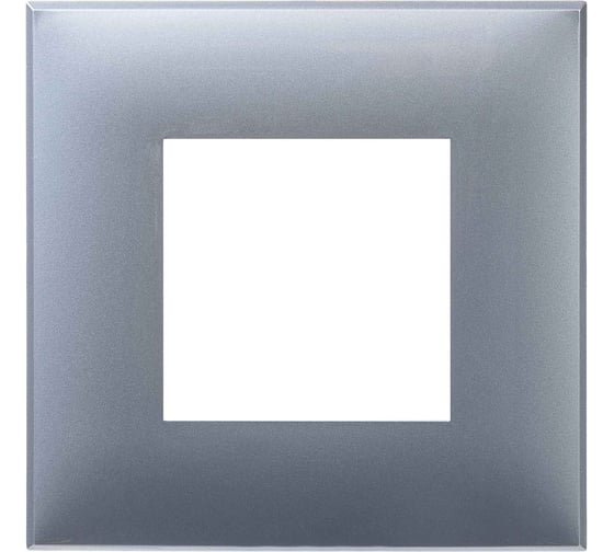 Изображение товара Рамка DKC Avanti, Закаленная сталь, 1 пост 2 модуля 1 шт 4404902DIY