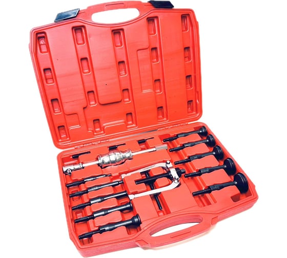 Изображение товара Съемник подшипников Станкоимпорт за внутреннюю обойму, набор 16 предметов ST7313