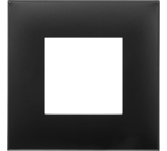 Изображение товара Рамка DKC Avanti, Черный матовый, 1 пост (2 модуля) 4412902DIY