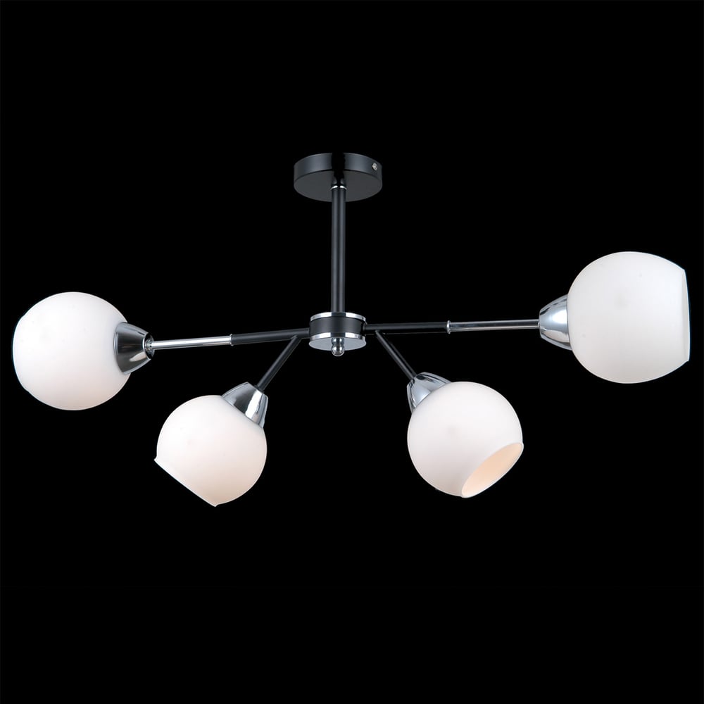 Изображение товара Потолочная люстра ILLUMICO IL0715-4CSQ-24 BK CR LIBRA