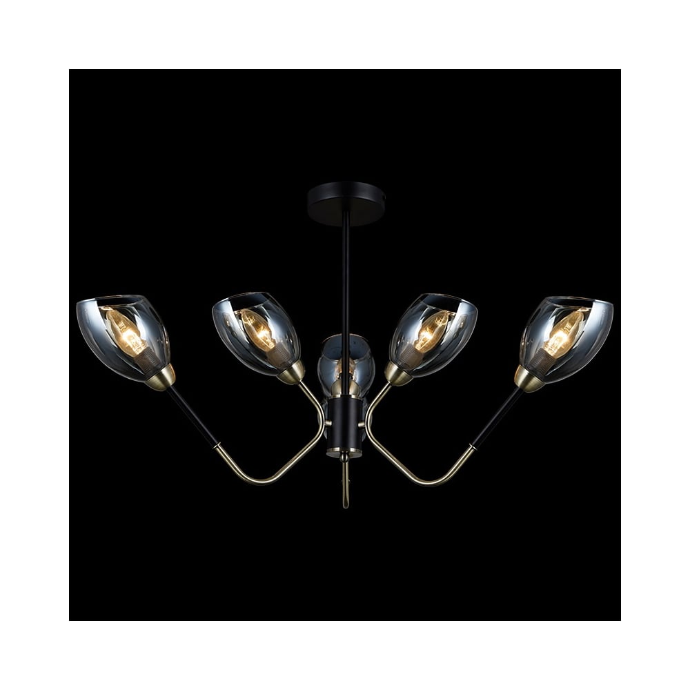 Изображение товара Потолочная люстра ILLUMICO IL9960-6CSQ-79 черная античная бронза