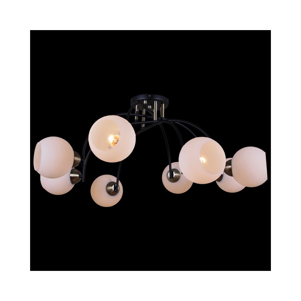 Изображение товара Потолочная люстра ILLUMICO IL0250-8CSQ-79 BK AB современный дизайн