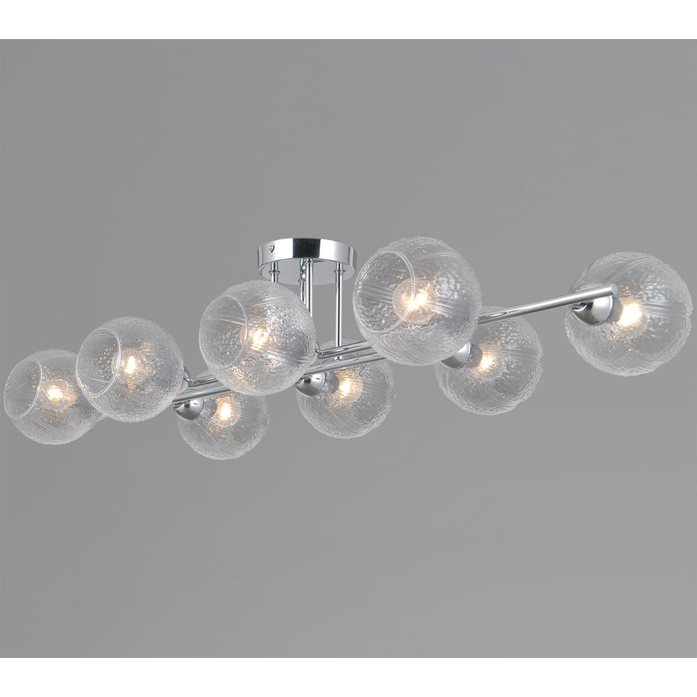 Изображение товара Потолочная люстра ILLUMICO IL0701-8CSQ-24 CR ARIES современный дизайн и яркое освещение