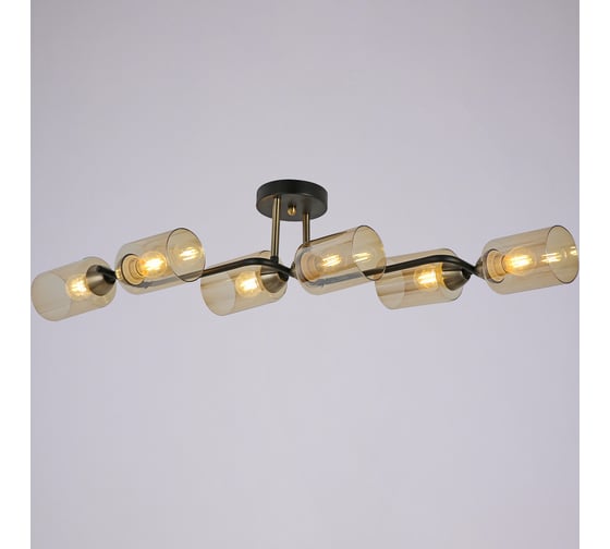 Изображение товара Потолочная люстра ILLUMICO IL8148-6COU-79 BK BR Bice