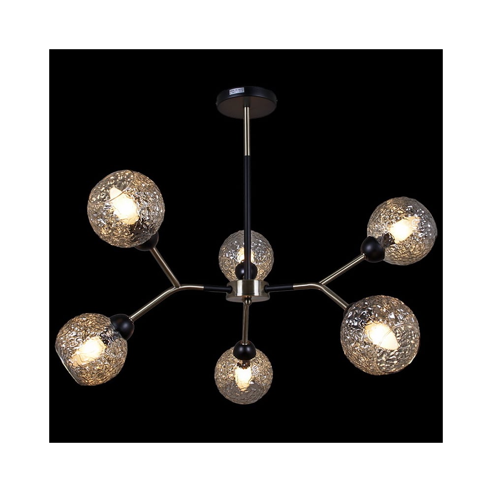 Изображение товара Потолочная люстра ILLUMICO IL0268-6PSQ-79 BK AB