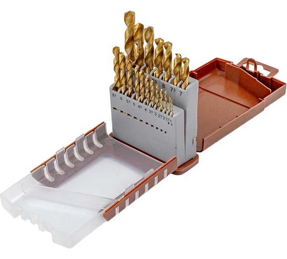 Изображение товара Набор сверл по металлу, FORSTIME 19 предметов, 1-10мм FT-924U19(60688)